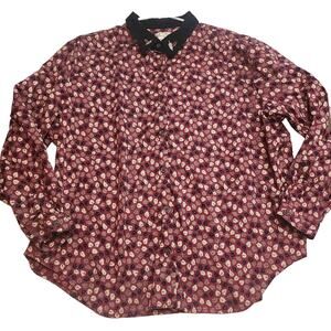 Bobbie Brooks Vintage Fall Button Up Top 26/28